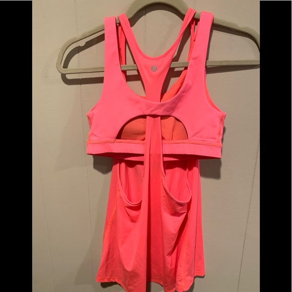 lululemon athletica Tops - Lululemon neon tank top 6